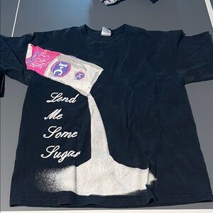 Illimite Black GraphicT-Shirt lend me some sugar